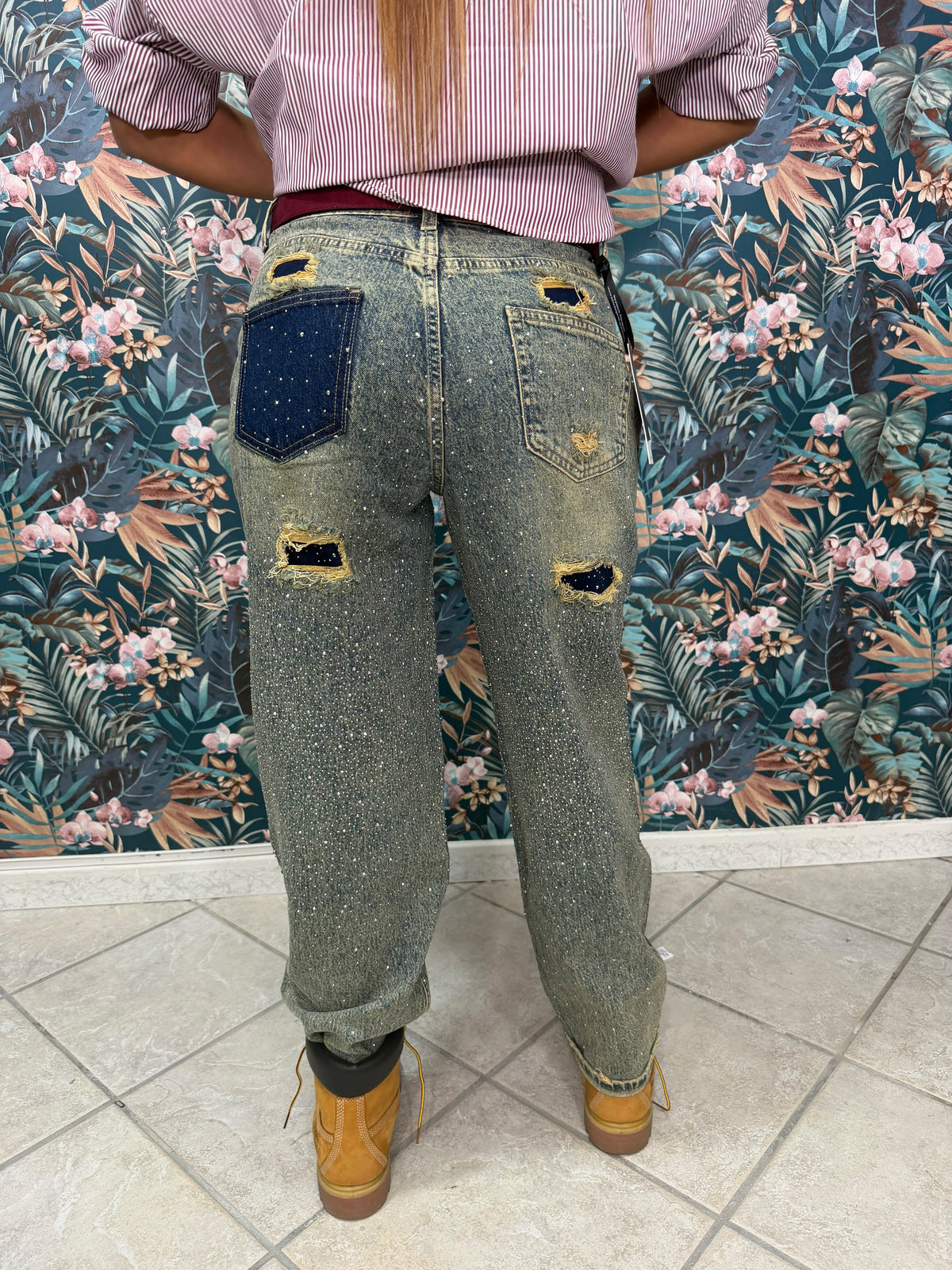 Jeans diamante