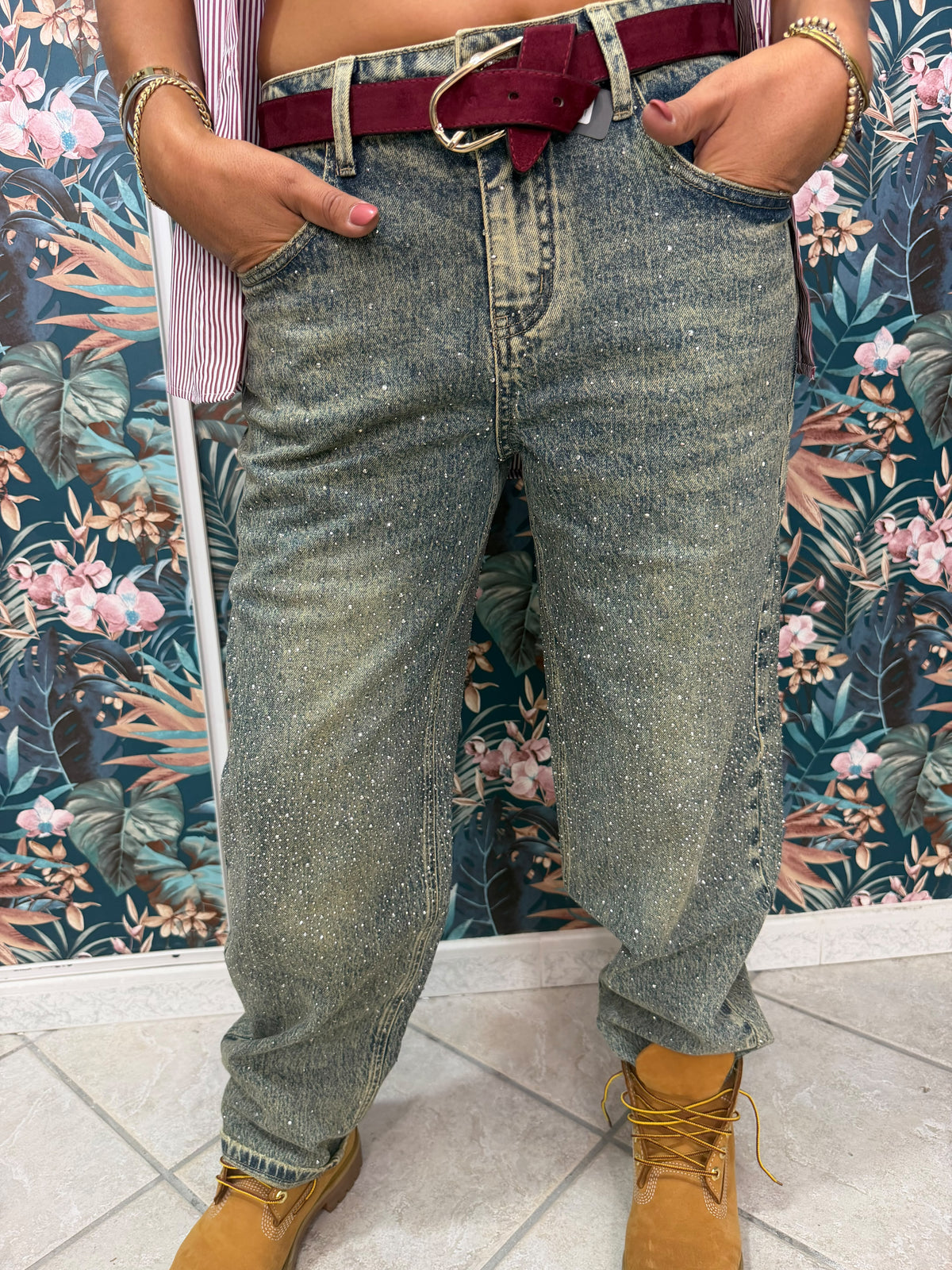 Jeans diamante