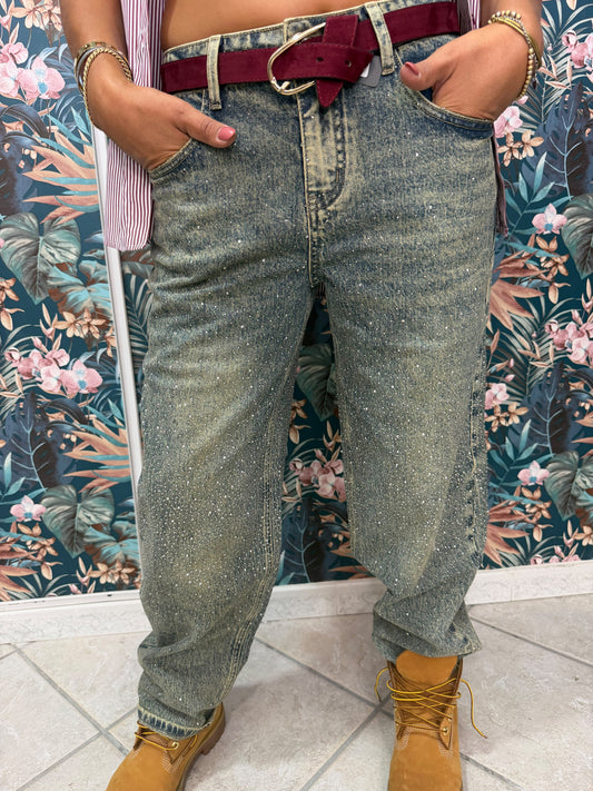 Jeans diamante