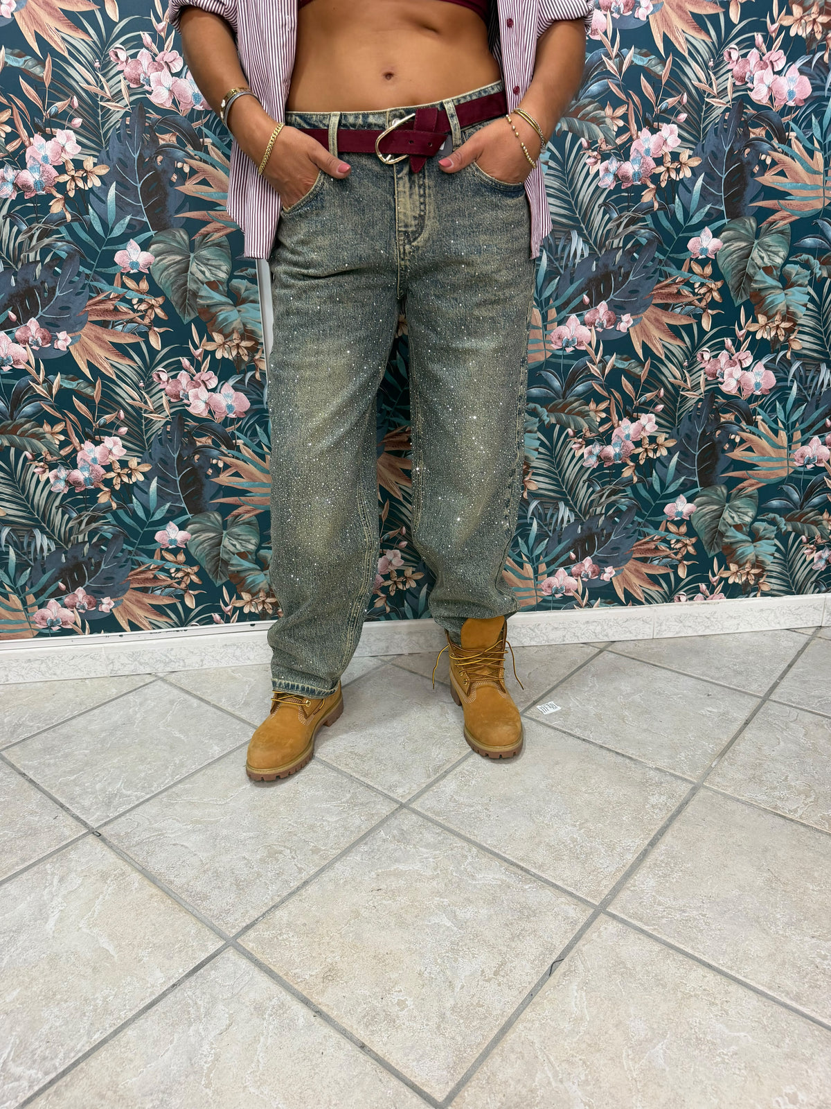 Jeans diamante
